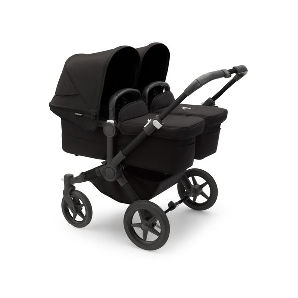 Bugaboo Donkey 5 Twin komplett Schwarz/ Mitternachtsschwarz/ Mitternachtsschwarz