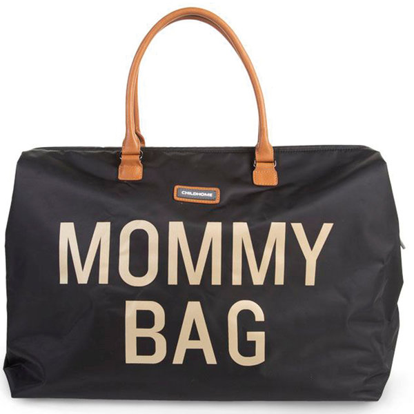 Childhome Wickeltasche Mommy Bag Groß Black gold