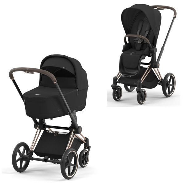 Cybex PRIAM Kombikinderwagen Rosegold Sepia Black