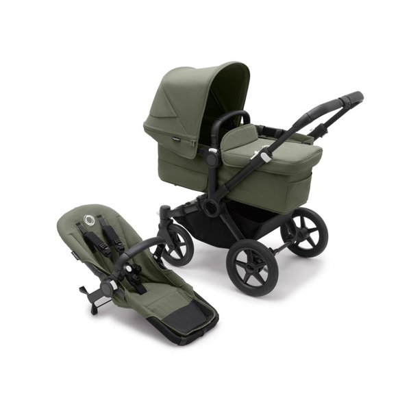 Bugaboo Donkey 5 Mono komplett Schwarz/ Waldgrün/ Waldgrün