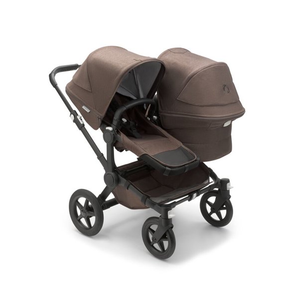 Bugaboo Donkey 5 Duo Mineral komplett Schwarz/ Taupe/ Taupe
