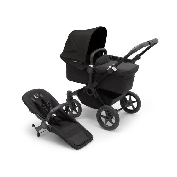 Bugaboo Donkey 5 Mono komplett Schwarz/ Mitternachtsschwarz/ Mitternachtsschwarz