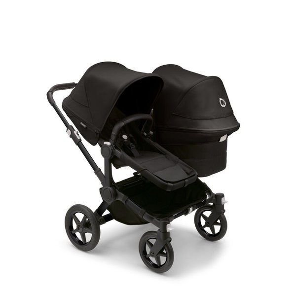 Bugaboo Donkey 5 Duo komplett Schwarz/ Mitternachtsschwarz/ Mitternachtsschwarz