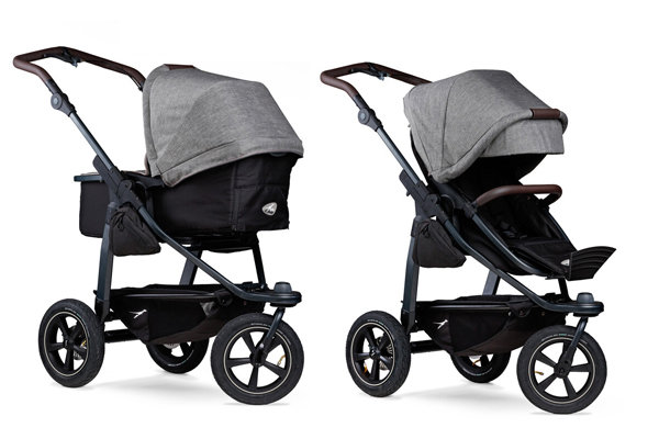 TFK Mono2 Kombikinderwagen mit Luftradset Premium Grau