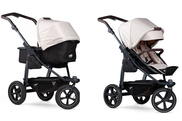 TFK Mono2 Kombikinderwagen mit Luftkammerradset Sand