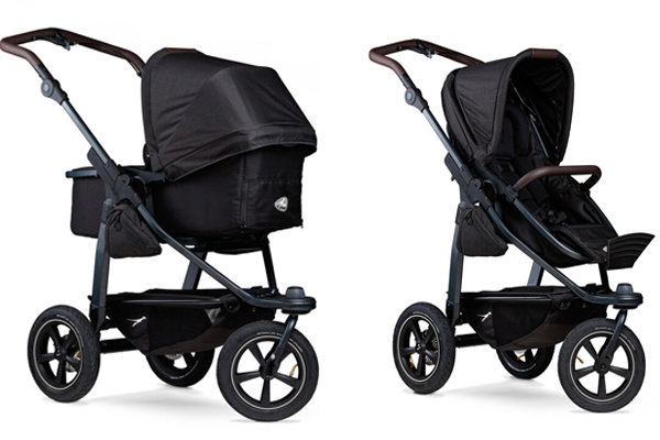 TFK Mono2 Kombikinderwagen mit Luftradset Schwarz