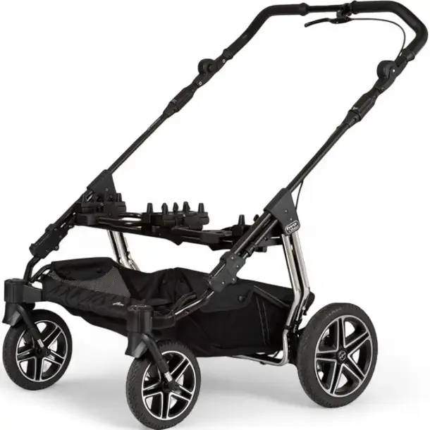 Hartan Two Select Gestell Chrom Black mit Handbremse