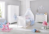 Pinolino Kinderzimmer \'Smilla\' breite Wickelkommode und 2türigem Kleiderschrank