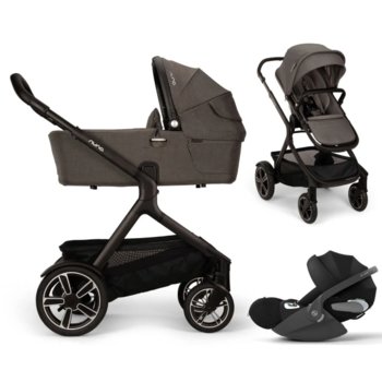 Nuna Demi Next Thunder 3in1 Kinderwagenset mit Cybex Cloud T Sepia Black