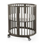 Stokke Sleepi Mini Hazy Grey Babybett mit Matratze Sleepi Mini