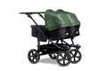 TFK Duo 2 Zwillings- Kombi Kinderwagen mit Luftkammer Radsatz Sand