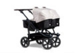 TFK Duo 2 Zwillings- Kombi Kinderwagen mit Luftkammer Radsatz Sand