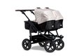 TFK Duo 2 Zwillings- Kombi Kinderwagen mit Luftreifen Sand