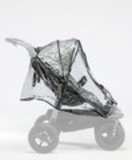 TFK Regenschutz für Duo Sport Kinderwagen (2 Sportwageneinhänge )