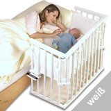 babybay Beistellbett Midi weiss lackiert
