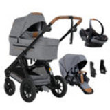 Emmaljunga NXT310 Outdoor Grey Air Flat 3in1 Set mit Autositz Besafe