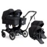 Emmaljunga NXT Twin 735 Zwillingskombikinderwagen Allblack