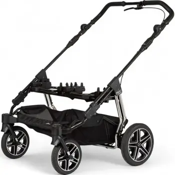 Hartan Two Select Gestell Chrom Black mit Handbremse