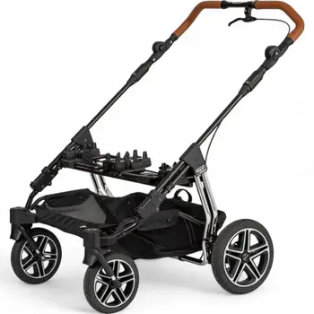 Hartan Two Select Gestell Chrom Black Cognac mit Handbremse